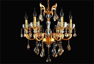 歐式古典水晶吊燈 復古歐式吊燈 0676-6