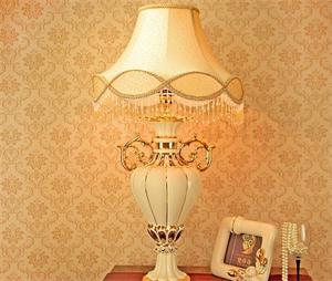 陶瓷工藝歐式臺燈 床頭柜歐式臺燈 STD8814