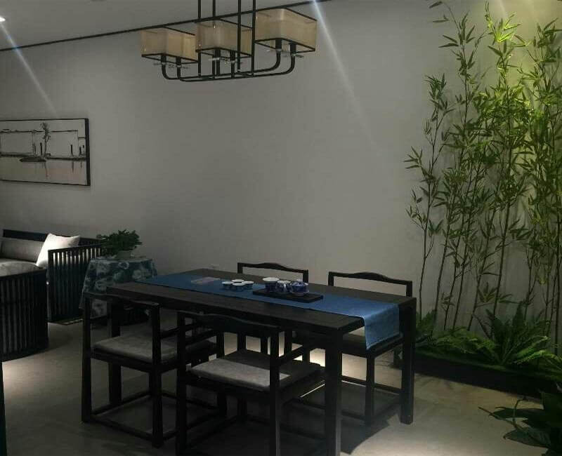 蘇州海棠曉月徽派新中式家具店燈光設計方案