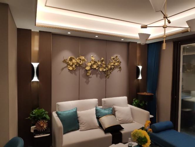 樣板房燈光設計-客廳