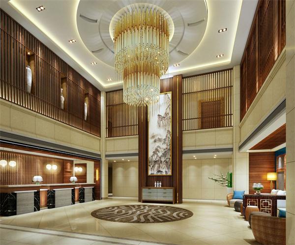 酒店大堂JD20078285定制水晶燈具工程案例 廠家設計安裝