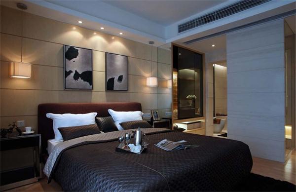 酒店客房燈具廠家定制整體照明設計效果圖 新中式風格經典