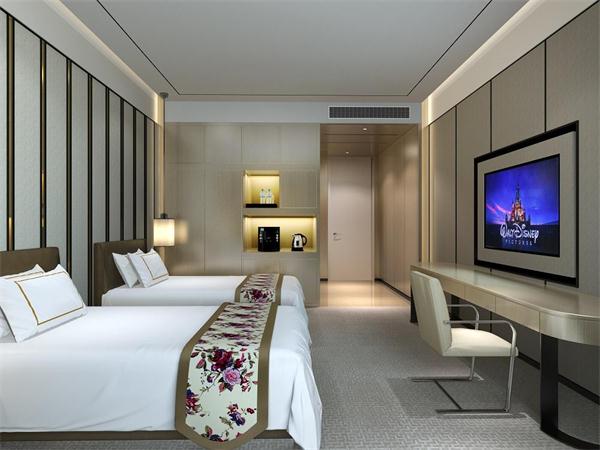 簡約酒店客房燈具定制 廠家無主燈照明設計效果圖案例