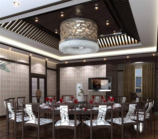酒店餐廳燈具定制廠家 一站式包廂整體照明設計方案效果圖