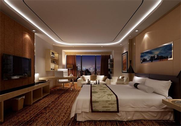 高檔星級酒店客房燈光照明設計案例 廠家直供價格優惠