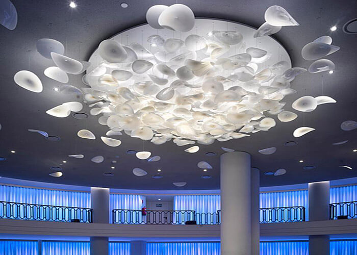 酒店燈具訂做_高端酒店藝術燈具供應商直供