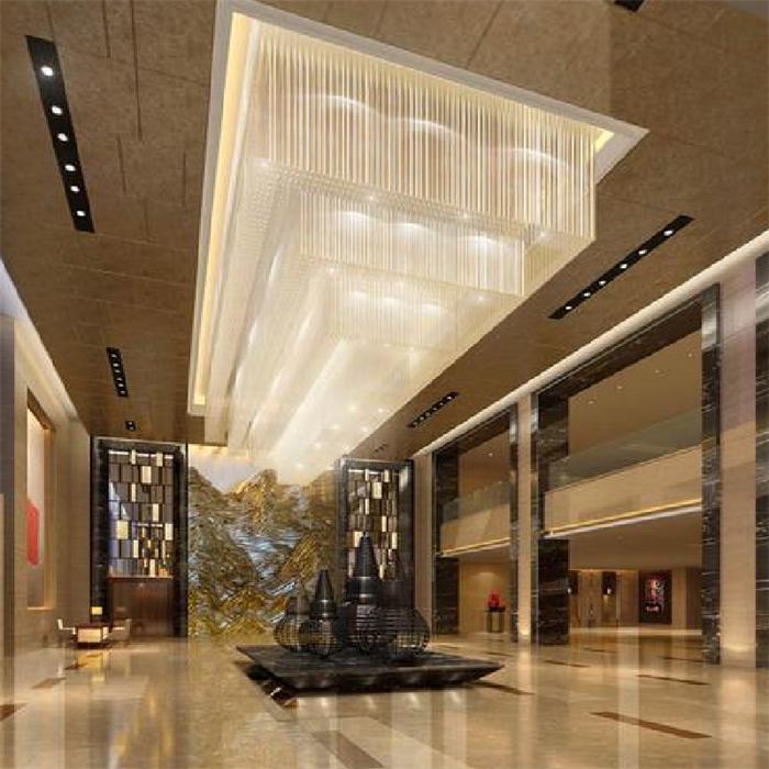 酒店非標(biāo)工程燈具_(dá)大型水晶燈什么價格【孫氏照明】