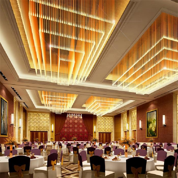 吊燈水晶燈_大型酒店宴會廳定制價(jià)格【孫氏照明】